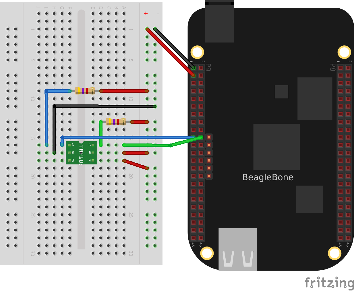 |I2C| Temp