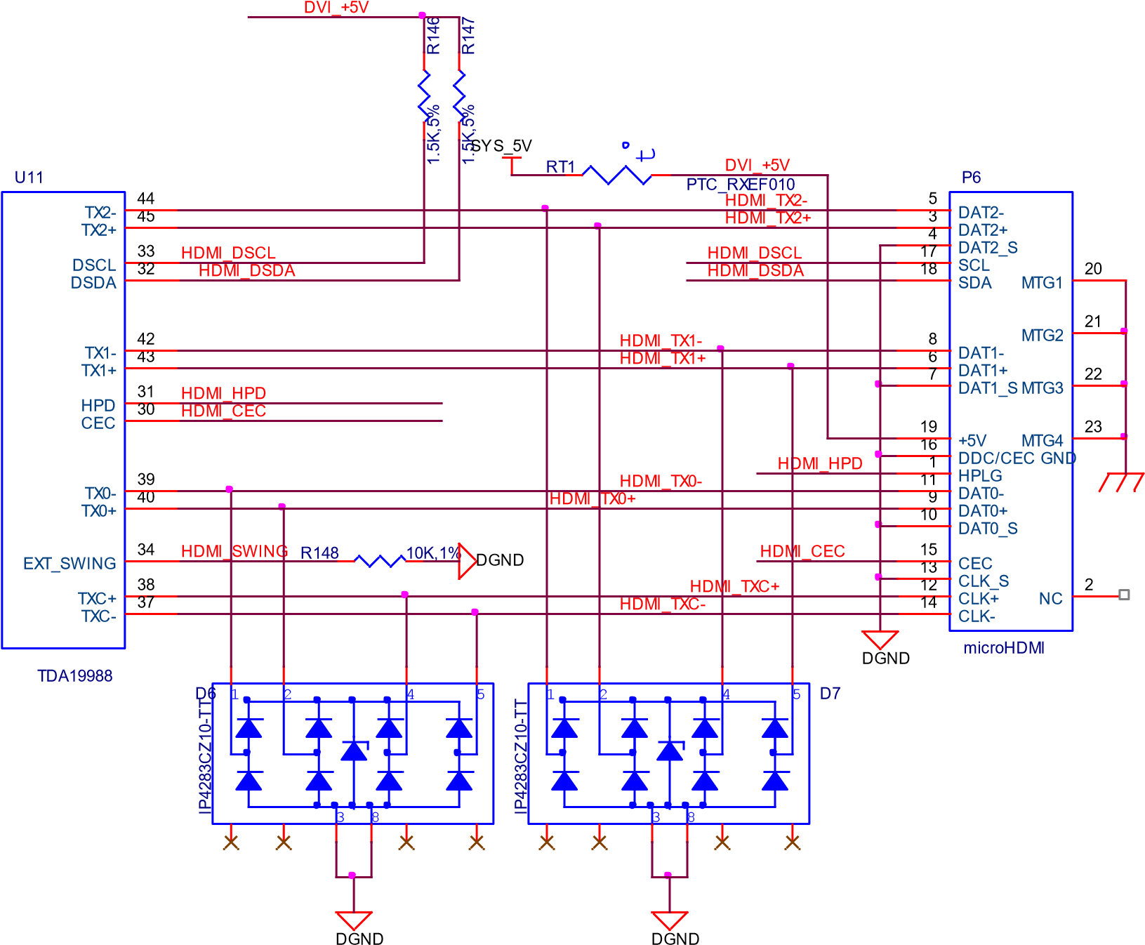 Connector Interface Circuitry