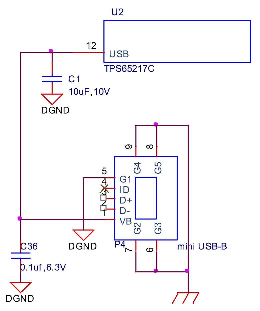 USB Power Connections